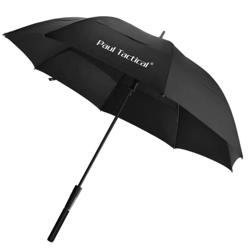 战术防割风暴伞 内含机械甩棍 防砍防割 弘安保罗风暴伞